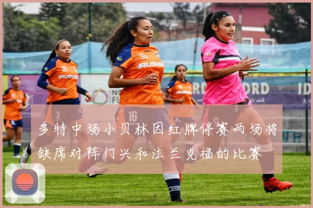 多特中场小贝林因红牌停赛两场将缺席对阵门兴和法兰克福的比赛